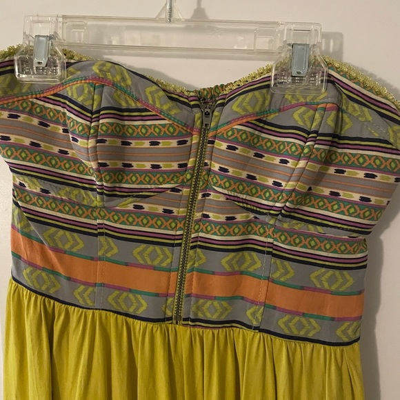 Womens 2 Tone Strapless Dress. Size M - Picture 3 of 4